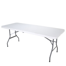 Modern designs low price HDPE plastic folding camp table for outdoor activity